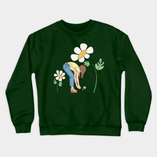 Picking Daisies Crewneck Sweatshirt